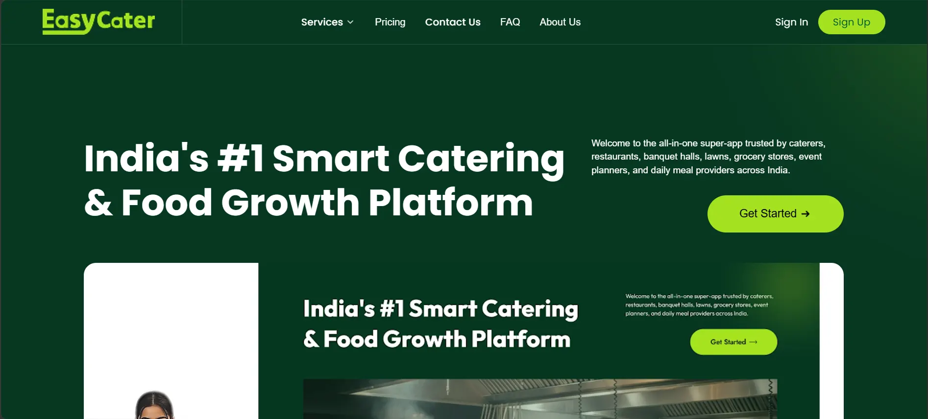 Easy Cater – India's Next-Gen Food & Event Platform